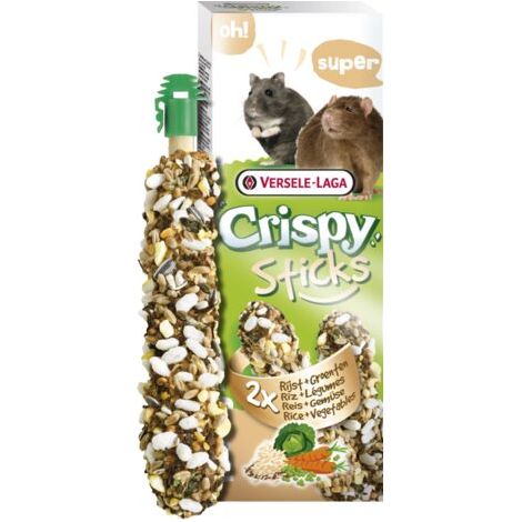 Kandisstangen (2x55g) Reis und Gemüse . für Hamster und Ratten (1/2)