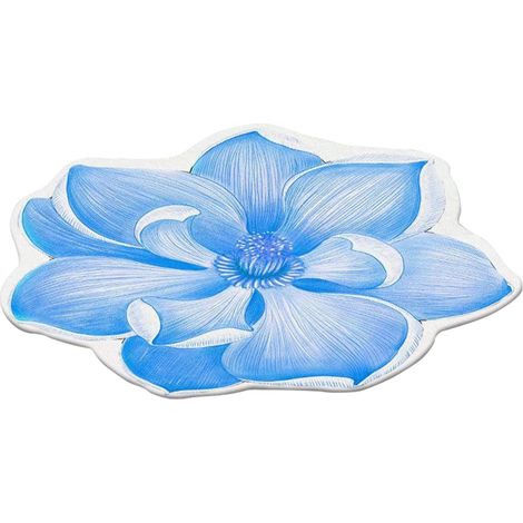 Tapis Floral En Velours Cristal - Diamètre 60 Cm - Motif 3D Transfert Chaleur - Pour Salon Chambre Bureau Balcon (1/5)