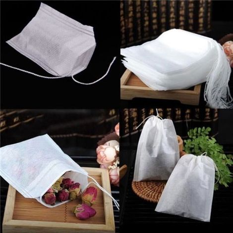 Tea Bags - High Quality - 200 pcs - Paper Filter - 5.5cm x 7cm - Heat Seal (1/4)