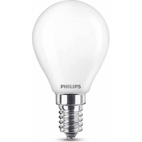 ampoule LED Sphérique E14 25W Blanc Chaud Dépolie (1/5)