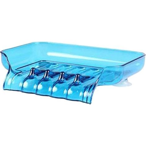 Boîte à avec Ventouses Égouttoir Mural Transparent pour Salle de Bain Rangement Pratique sans Perçage Design pour Drainage Rapide (1/5)