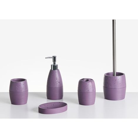 Badaccessoires Set 5-teilig YARAPA Purpur