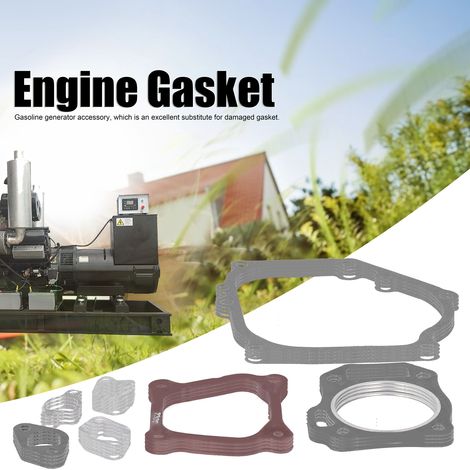 Kit de 4 joints de moteur pour générateur à essence, compatible avec les modèles 168F/GX160 2 kW et 3 kW. (1/5)