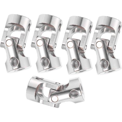 5Pièces Joint Universel Argent Pour Modèles Rc Autos Bateaux Flexible (1/2)