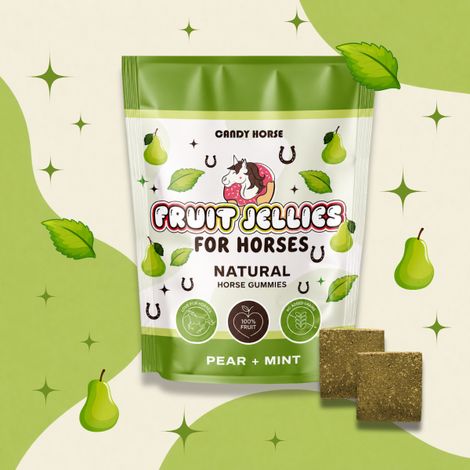 Gominolas de frutas Candy Horse - Pera + Menta