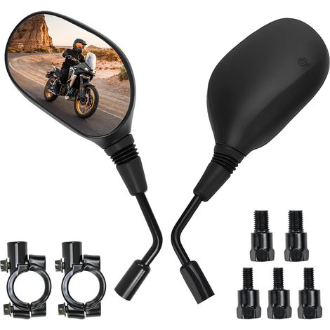 Set di 2 specchietti retrovisori inferiori per moto (1/5)