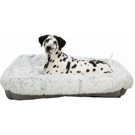 Bett Harvey, eckig, 100 x 75cm grau/weiß-schwarz