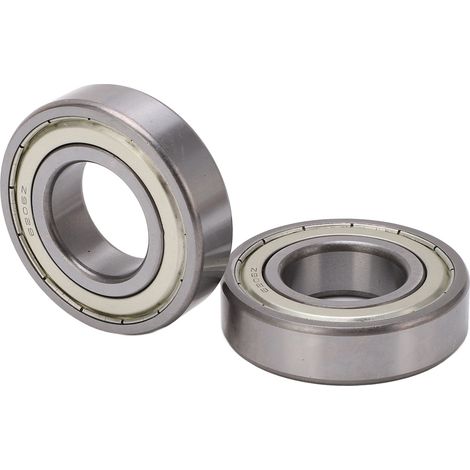 2 Roulements à Billes 6206RS 30x62x16mm, Joints Caoutchouc, Double Blindage pour Transmission Mécanique (1/5)