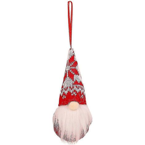 Décorations de Noël : boule, chapeau, bébé sans visage, pendentif, vieil homme créatif, nain, poupée Rudolph n05783 (1/5)