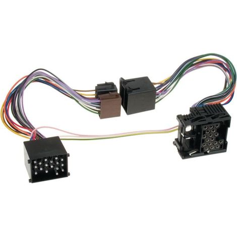 Faisceau Kit mains libres ISO compatible avec BMW ap87 Land Rover ap01 Rover ap99 Parrot - 4 HP - Cable MUTE