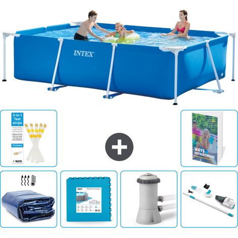 Rechteckiger Frame Pool - 300x200x75 cm - 7-teilig S145