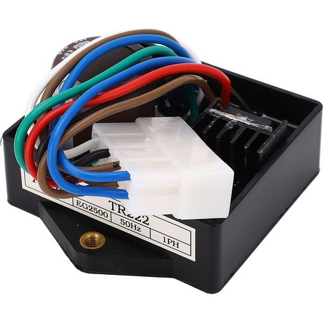 Régulateur de tension automatique TR222 AVR 220V pour groupe électrogène essence, pièce moteur à essence, stabilisateur de tension générateur, remplacement pièce détachée. (1/5)