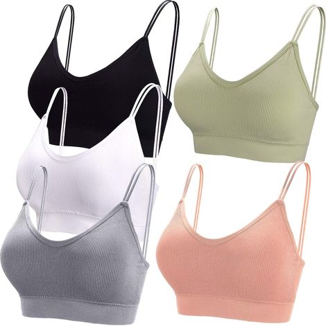 Completo da donna composto da 5 pezzi con canotta e reggiseno imbottiti. (1/5)
