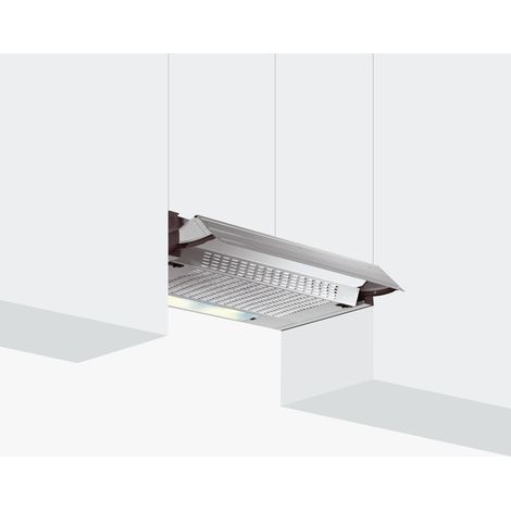 Campana extractora Glem GHE601SI plata 600 mm 2.8 W