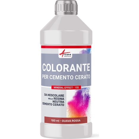 COLORANTE PER CEMENTO CERATO MINERAL EFFECT - 155 - 100 ml Guava Rossa - ARCANE INDUSTRIES
