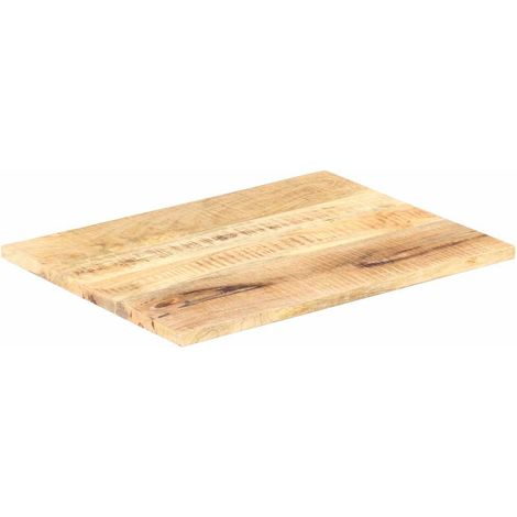 Maison Exclusive - Tischplatte Massivholz Mango 25-27 mm 90x70 cm