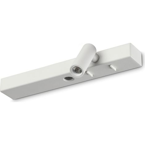Ideal Lux BONNE NUIT Applique de lecture LED droite Blanc 3000K