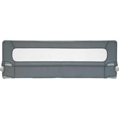 Safetots Extra Wide Bed Rail, Grey 140cm Wide x 50cm Tall, Toddler Bed Guard For Safety