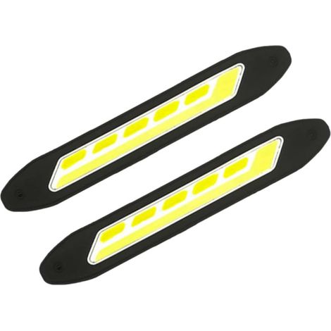 Alipis Lot de 2 Feux Jour à LED Voiture Étanches Silicone (1/5)