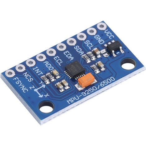 Capteur MPU-9250 9 axes 16 bits gyroscope accéléromètre magnétomètre 3-5V mesure précise pour Arduino (1/5)