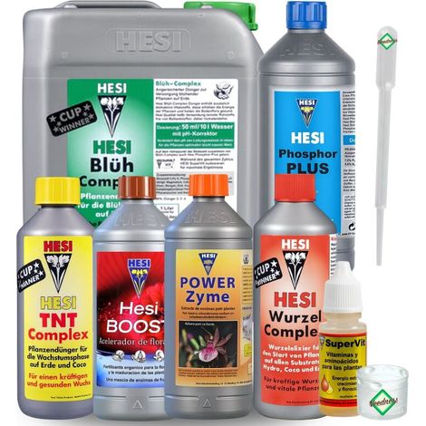 Hesi 7-Teiliges Dünger Set XL – Grow Dünger Set (1/5)