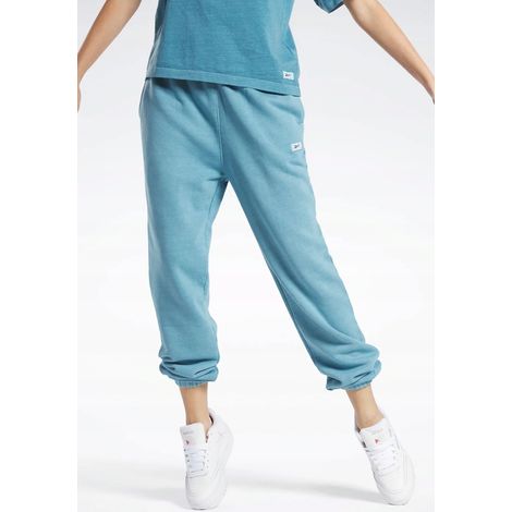 Pantalon de survêtement Reebok pour femme, logo bleu, taille L 0A9C2A ARRIÈRE-PLAN (1/3)