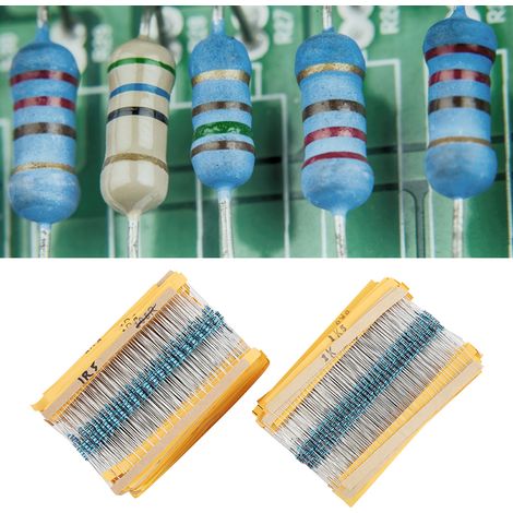 2600-teiliges Set Metallfilmwiderstände, elektronische Bauteile, 1 Ω–3 MΩ (1/5)