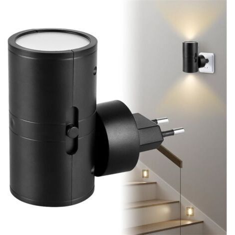 Plug-in wall light with sensor, dimmable, suitable for corridors, bedrooms, stairs and other spaces. (1/5)