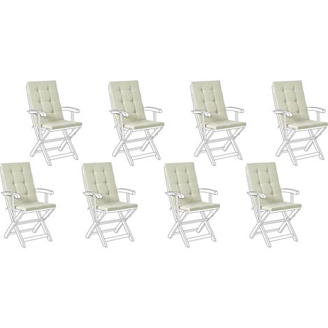Sitzauflagen 8er Set MAUI PREMIUM Hellgrün (1/5)