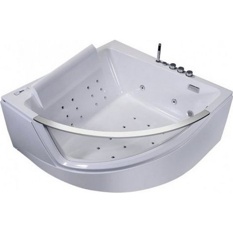 Bagno Italia Vasca idromassaggio 150x150 27 idrogetti con vetro frontale cromoterapia (1/5)