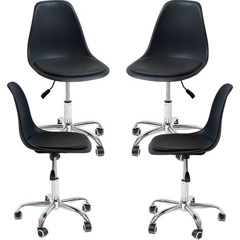 Packs Sillas - Pack 4 Sillas Dami Office - Negro (1/5)