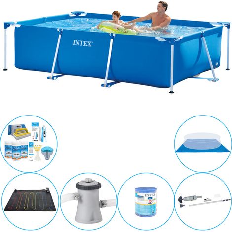Intex Piscine Tubulaire Rectangulaire - 260x160x65 cm - 6-pièces S20825 (1/5)
