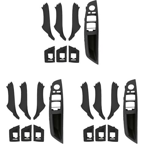 21 pièces Poignée de porte intérieure, interrupteur de lève-vitre, panneau d'accoudoir pour BMW Série 5 F10 F11 F18 2010-2017 conduite à droite 51417225875 (1/5)