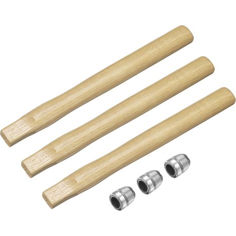 En Bois 13.8" Manches De Remplacement En Bois Pour Maillet Avec Coins Ronds Pour Tête Ronde Octogonale 2Lb Clouage Charpente Menuiserie Construction Bricolage Outils Maillet Hache (1/5)
