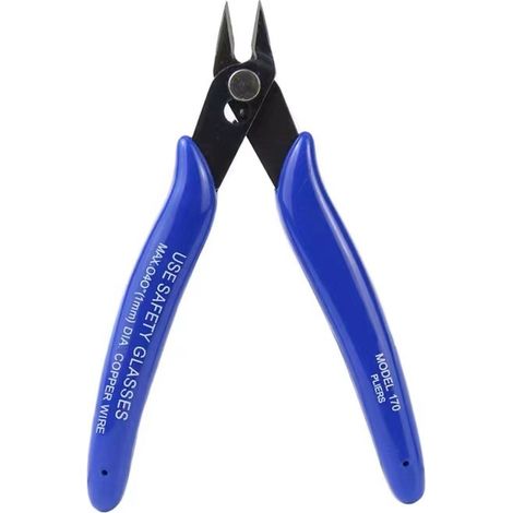 Lot de 6 Pinces Coupantes de Précision - Outils de Modélisme pour Figurines, Maquettes et DIY - Coupe-Fils Industriel pour Ébarbage et Découpe-x (1/2)
