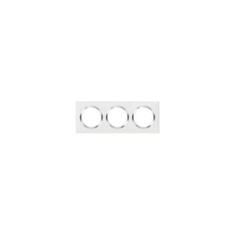 Abdeckplatte Legrand Dooxie Weiß 229x87 mm ABS