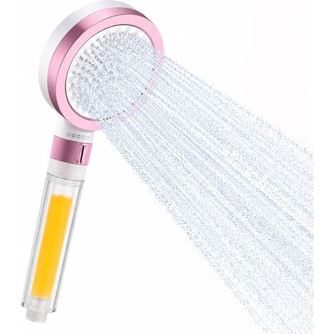 Pommeau de Douche Filtrant avec Cartouche de Filtration Vitamin C Facile à installer