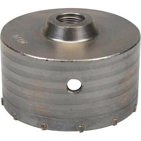 Fresa A Tazza Ø 110 Mm Carotatrice Per Trapano Sds Plus Sds Max Corona 11 Cm (1/2)