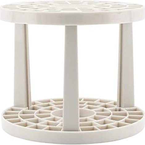 Support Pour Pinceaux - Organisateur Circulaire 49 Logements - Diamètre 14,5 Cm Hauteur 13,5 Cm - Pour Pinceaux Peinture Artisanat Maquillage Stylos Crayons - 2 Pièces (1/5)