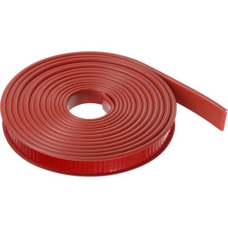 Bande De Chant en U 45/64" x 19.7ft (18mm x 6M) Auto-Adhésive TPE Ruban De Placage Flexible Bande De Protection pour Bord Souple pour Meuble Armoire Table Protection, Marron (1/5)