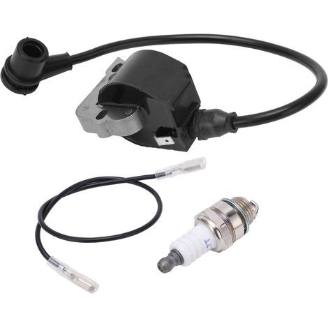 Akozon Zündspule für Kettensägen, 503639801 Kupfer-Zündspule als Ersatz für 394 394XP 395 395XP. (1/5)