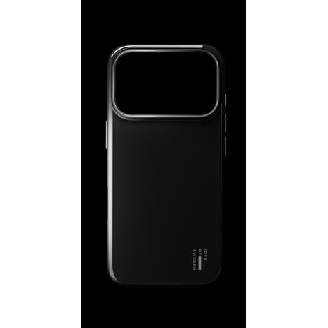 Coque magsafe fine ideal of sweden pour iphone 17 pro - noir brillant