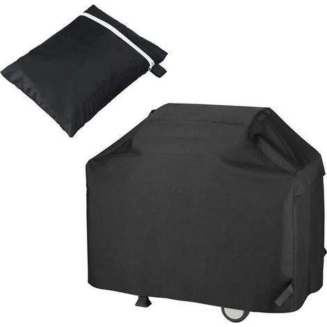 Housse de protection pour barbecue -  76 x 66 x 110 cm - Imperméable - Couleur noire - Durable-Ywey (1/5)