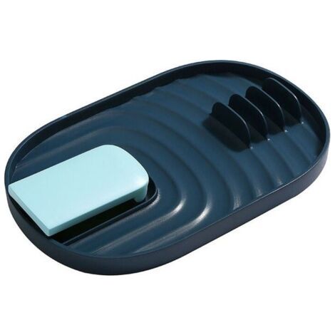 Porte-ustensiles de cuisine et porte-couvercle de marmite Porte-cuillère pliable et porte-couvercle avec égouttoir, (1/4)