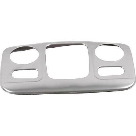 Cache de liseuse arrière pour voiture, cadre en acier inoxydable, accessoire intérieur pour Peugeot 5008 4008 (1/5)