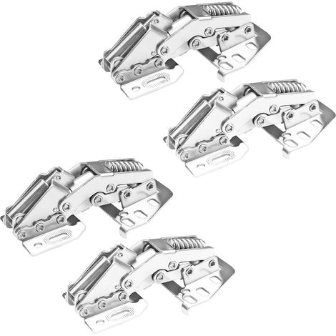 4 Pièces Armoire Ascenseur de Charnière de Support, Charnières à Fermeture Douce, Charnière Porte Placard, Charnières Hydraulique, Avec Vis (1/5)