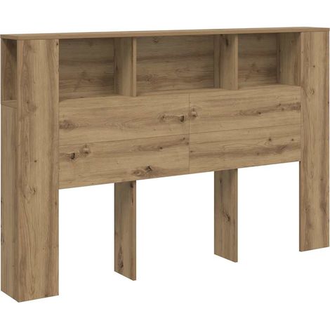 Maison Exclusive - Cabecero de cama roble artesanal 160x18,5x103,