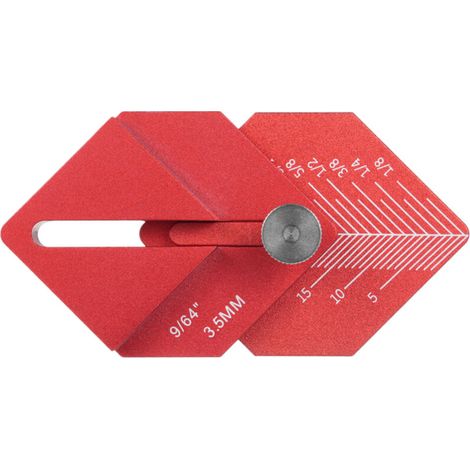Règle de mesure pour le travail du bois, outil de finition pour la menuiserie, outil multifonction pour mesurer et marquer les petits décalages, règle de marquage usinée CNC (1/5)