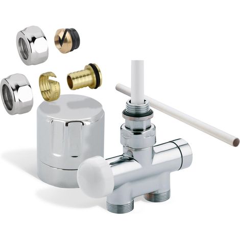 Kit raccordement monotube avec entraxe 50mm chrome manuel THERMOR 498046