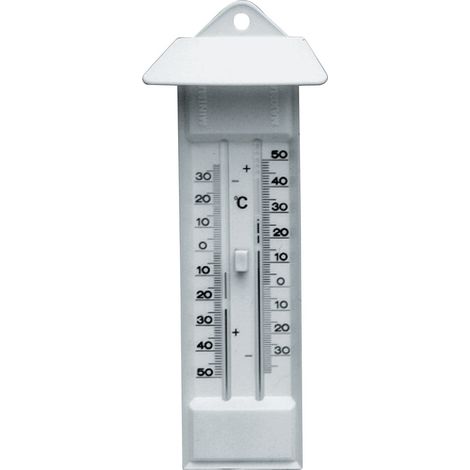 Thermomètre Plage de mesure -50 à 50 °C H232xl80xP32mm plastique